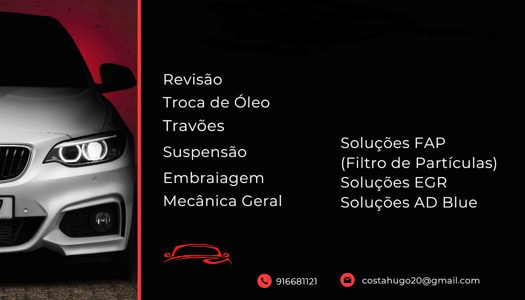 Serviços Mecânico automóvel/eletrónica