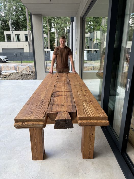 Stół stolik ze Starego Drewna na Wymiar – Stare Drewno z Odzysku