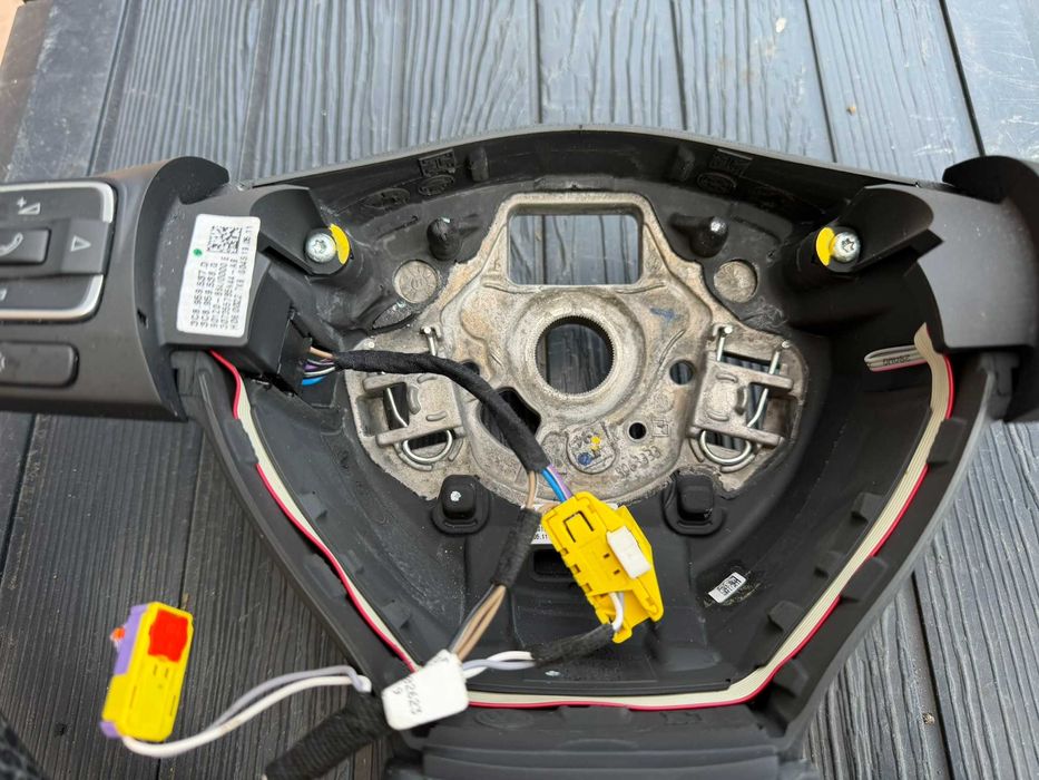 kierownica passat b6 cc skóra trojramienna