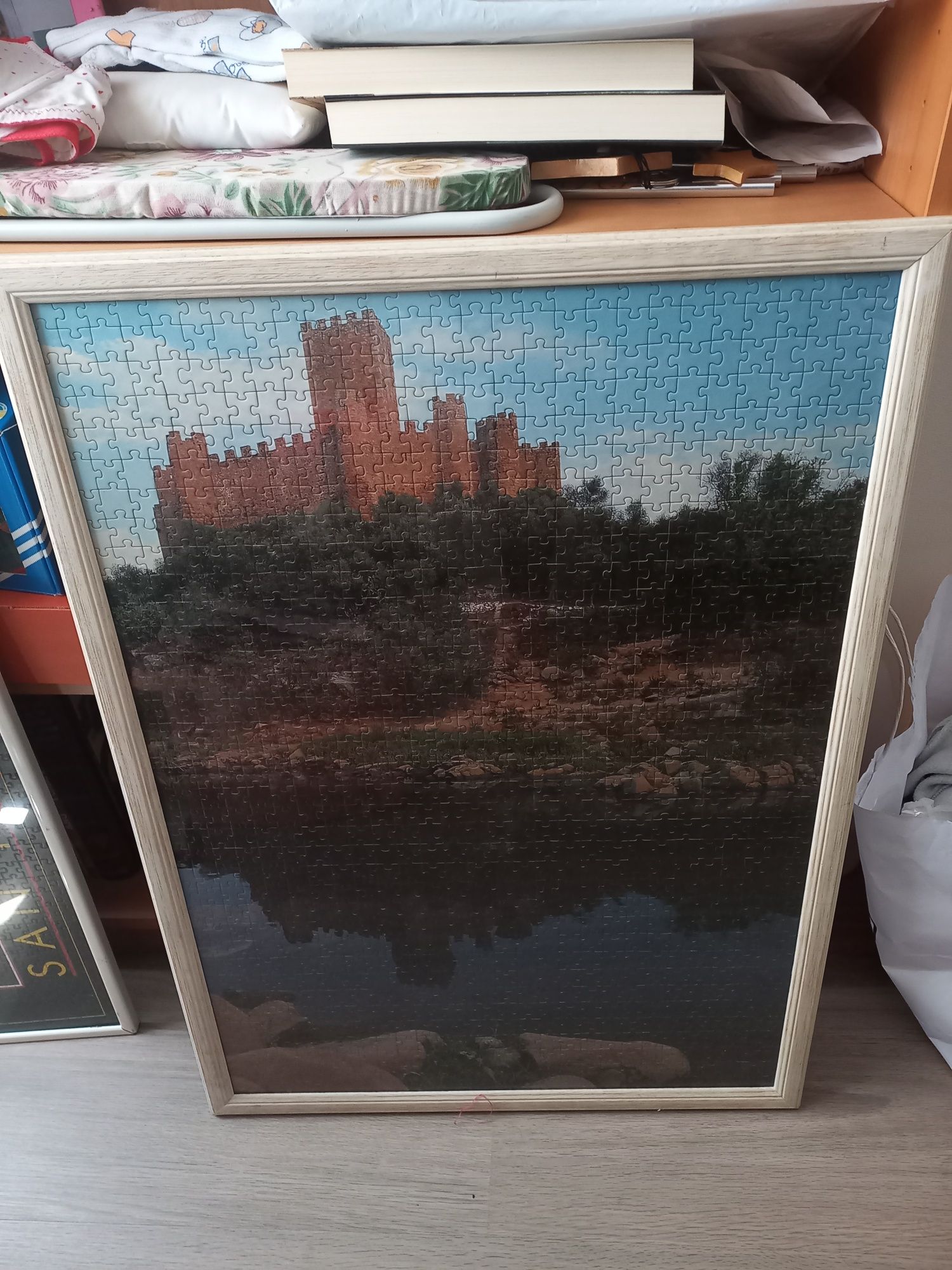 Puzzle com mais de 1000 peças, alusivo ao Castelo de Almourol