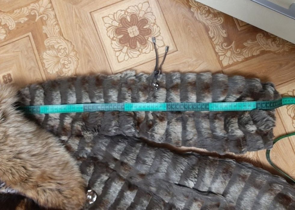 Шубка шуба кожурой полушубок на рост 160-164см р.40-46