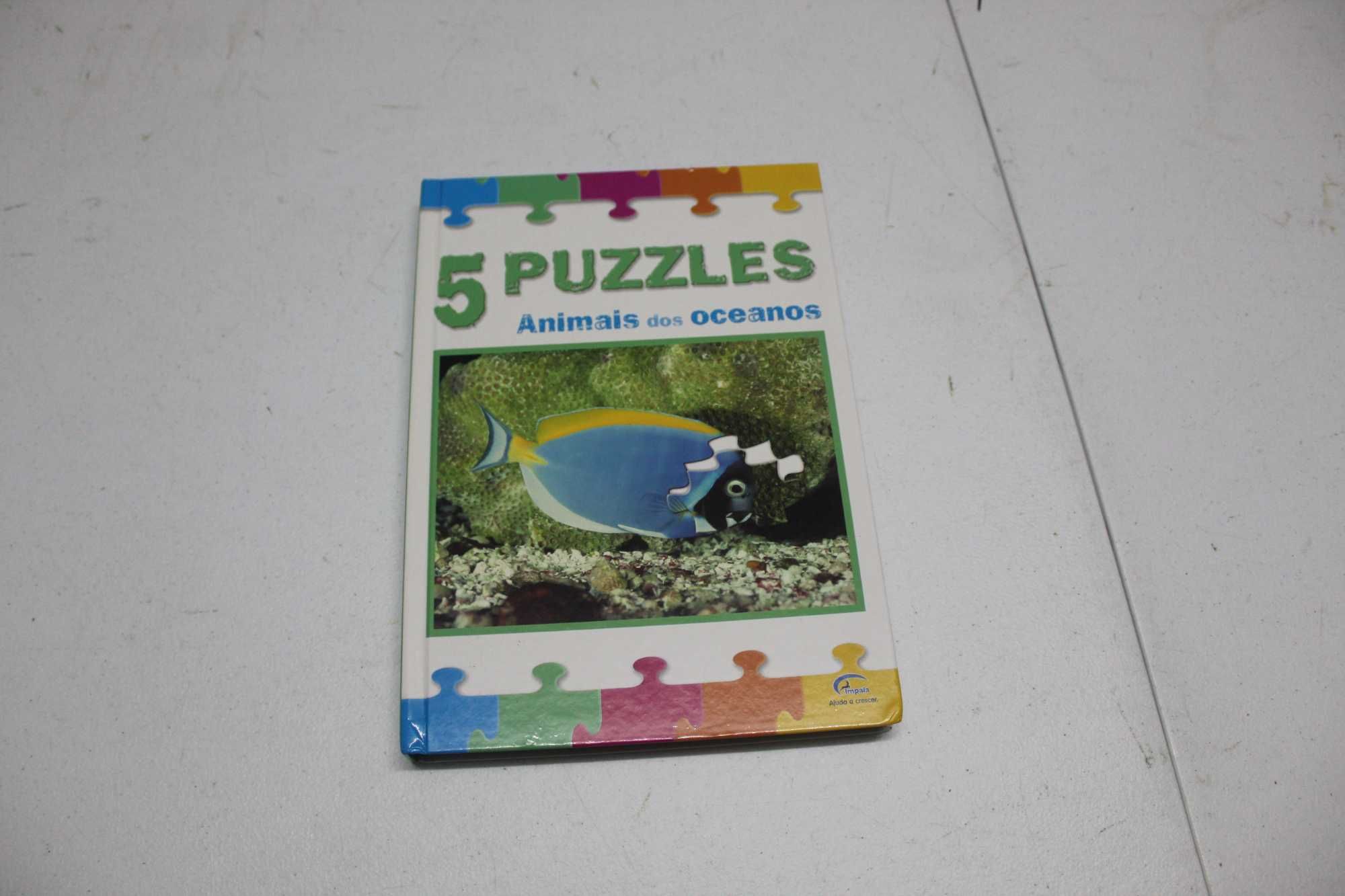 5 Puzzles - Animais dos Oceanos