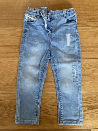 Spodnie jeansowe dla dziewczynki TAPE A LOEIL rozmiar 80