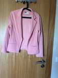 Blazer rosa cintado
