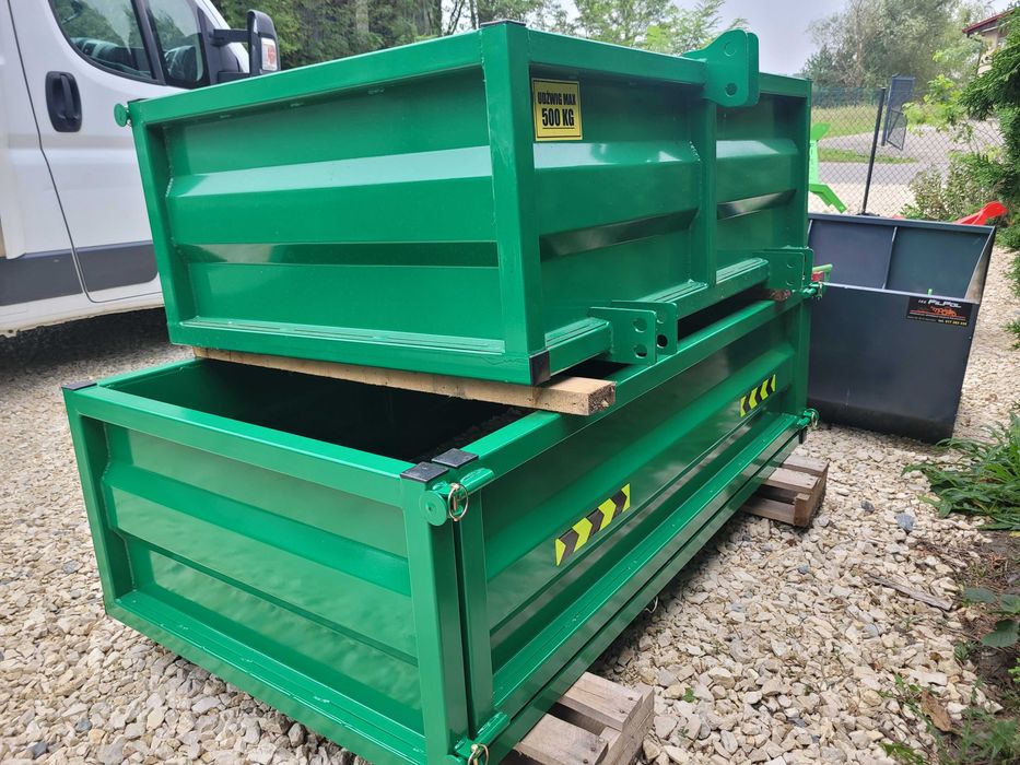 Skrzynia transportowa na tył ciągnika/ MINI traktorka Paczka Łyżka
