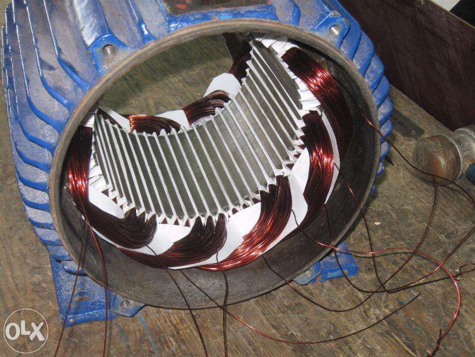 Ремонт електродвигунів, трансформаторів, генераторів.