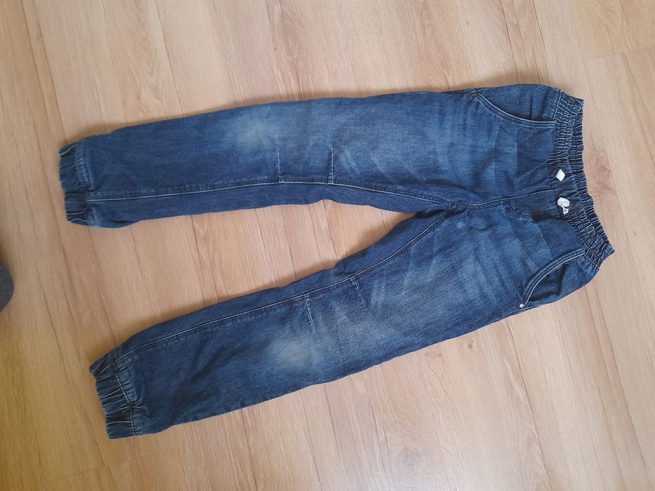 Spodnie jeansy ocieplane C&A dla chłopca 140