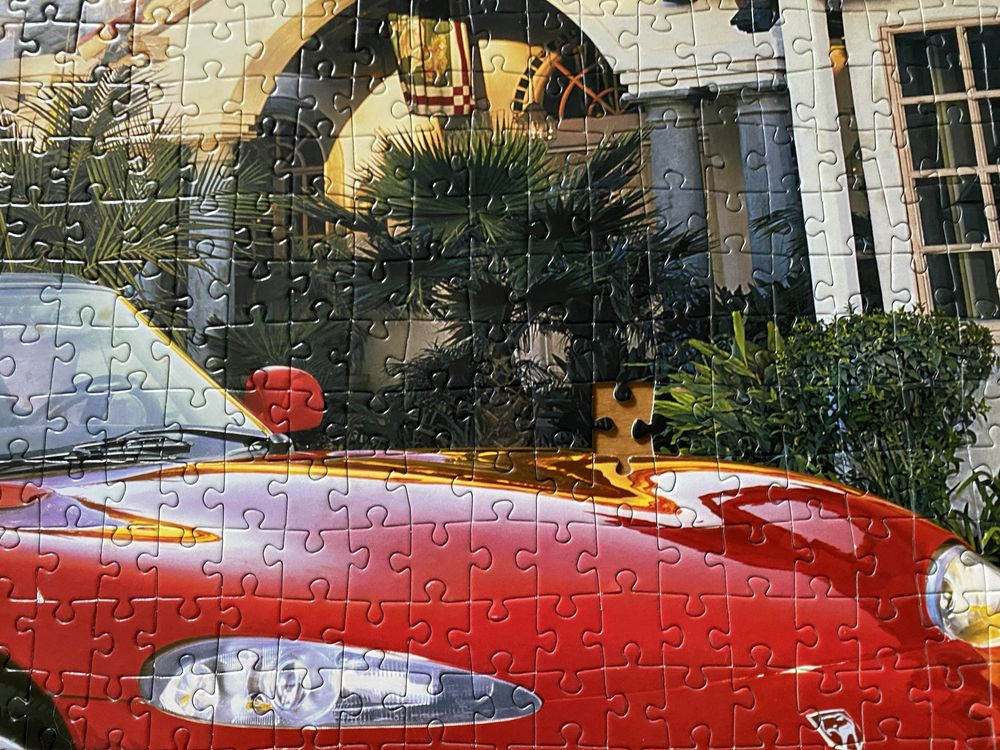 Puzzle Castorland 1500(-2) Czerwony samochód