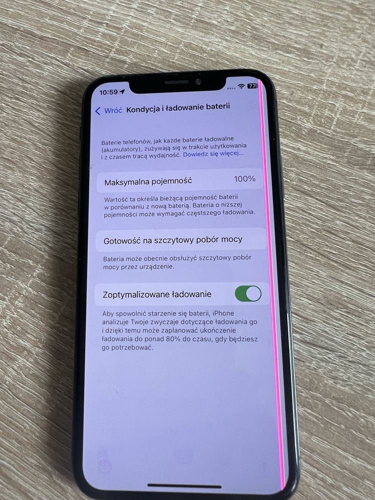 Iphone X - uszkodzony