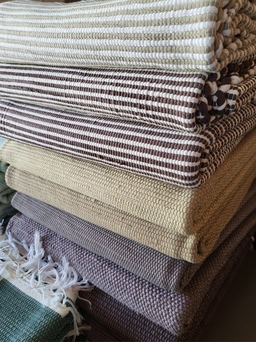 tapetes, NOVOS, algodão, 200cm por 140cm