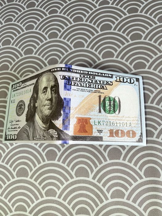 Кошелек в виде купюры 100$ новый