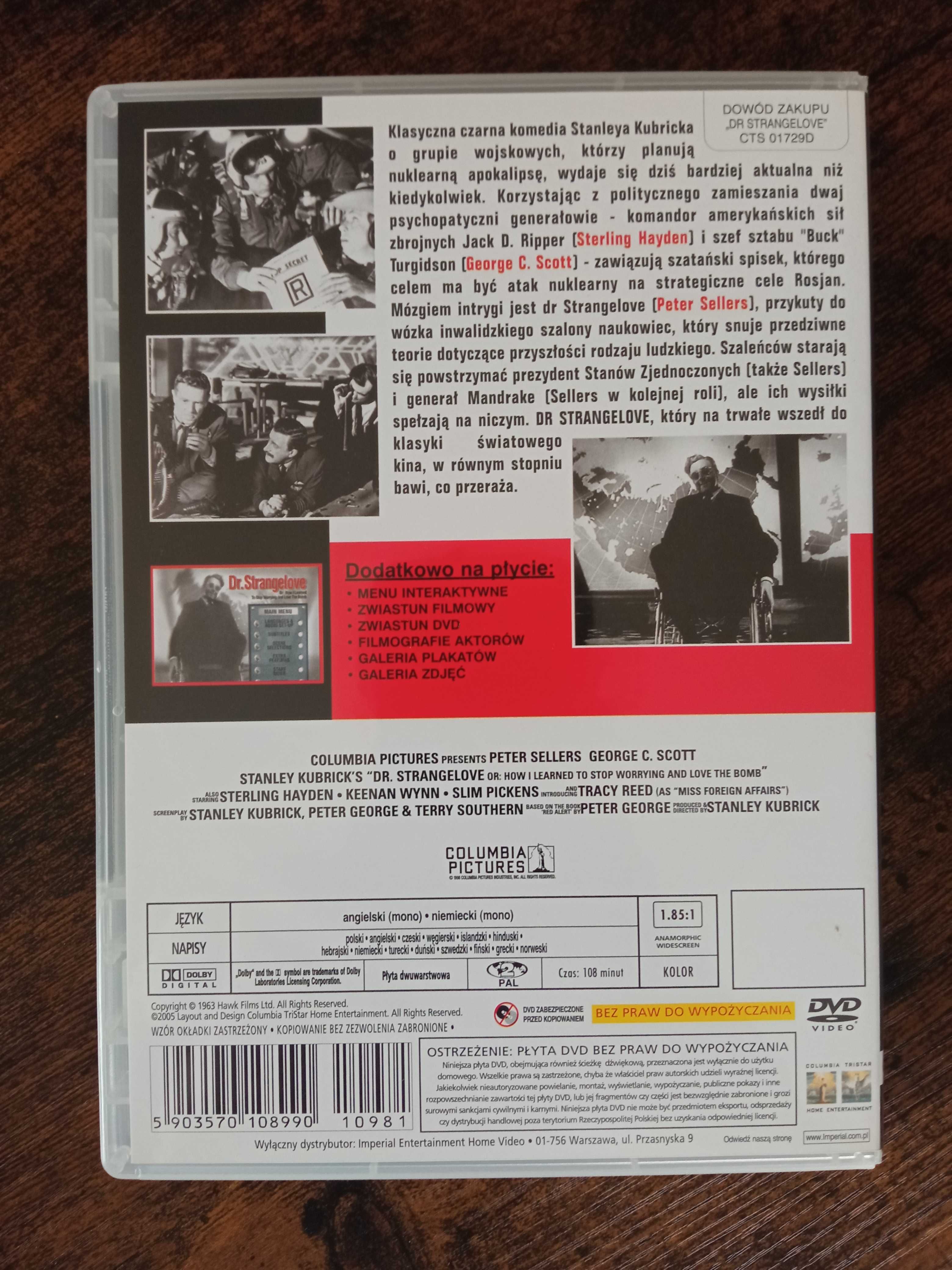 Dr Strangelove (2 DVD) Stanley Kubrick