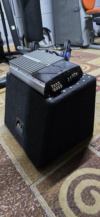 Subwoofer + amplificador macrom