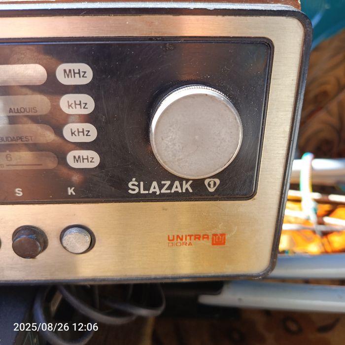 Radio Ślązak unitra Diora PRL uszkodzone
