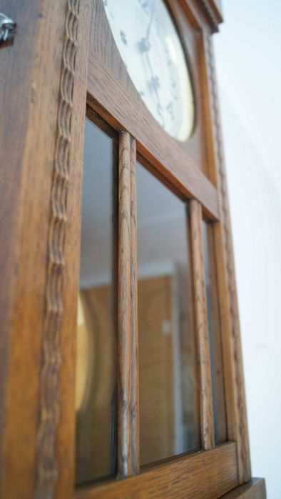219 Zegar wiszący mechaniczny Junghans z 1922 roku antyk
