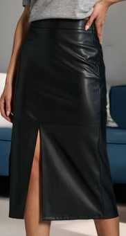 brazowa sukienka boho midi z lnem  m