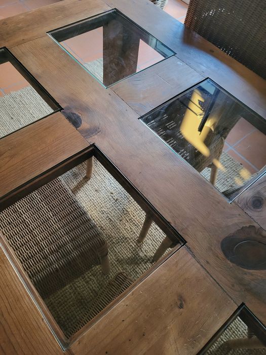 mesa, refeições, secretaria, mexicano, rustico