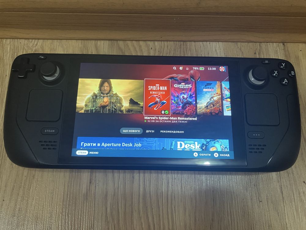 Steam Deck Lcd 512 + sd 512