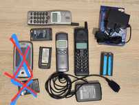 Zestaw telefonów Sony CMD-CD5 + Siemens S4 + Mitsubishi Trium Aria