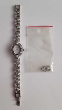 Zegarek damski klasyczny anologowy srebrny kolor