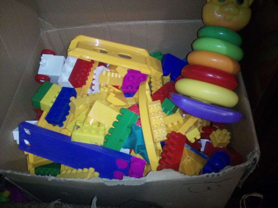 Конструктор большие детали дитині від 2+.Больша Каробка