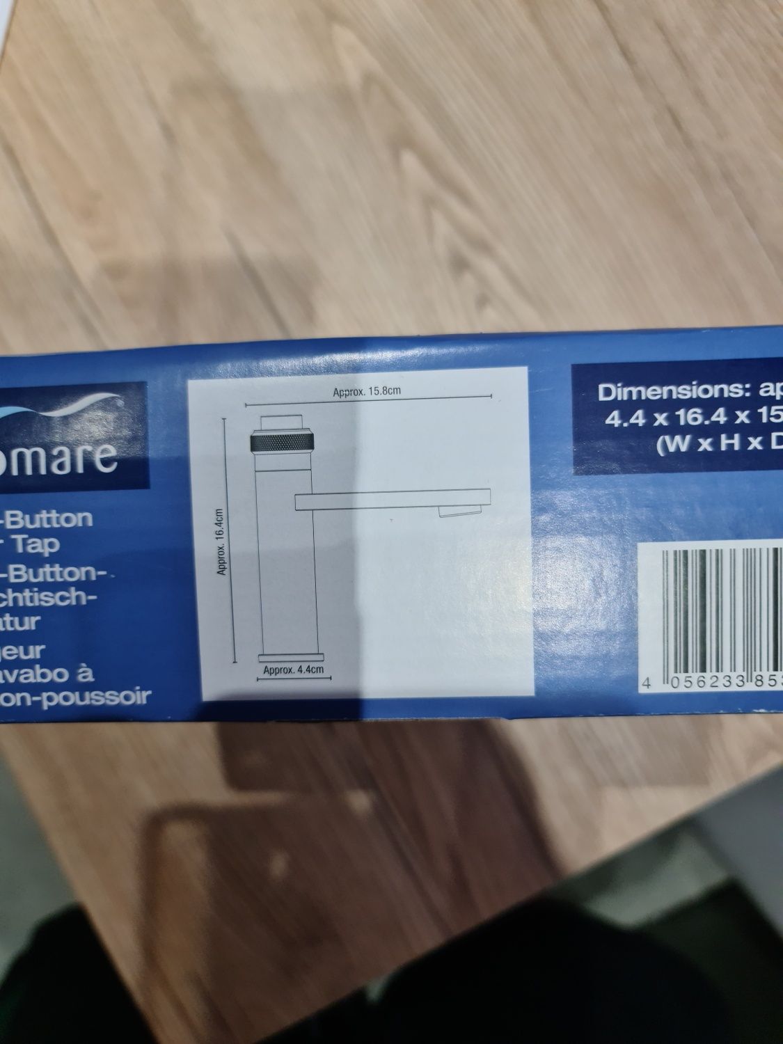 Bateria umywalkowa Miomare push button