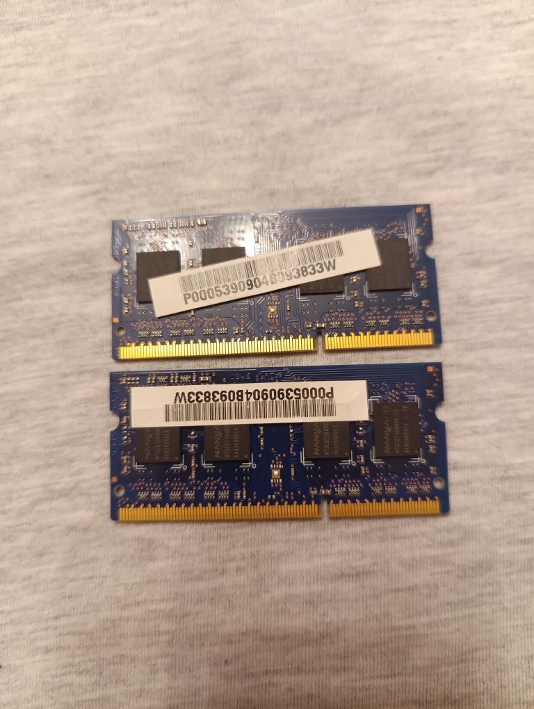 Pamięć RAM Nanya DDR3 4GB (2x2GB) PC3-10600S (NT2GC64B88B0NS-CG)