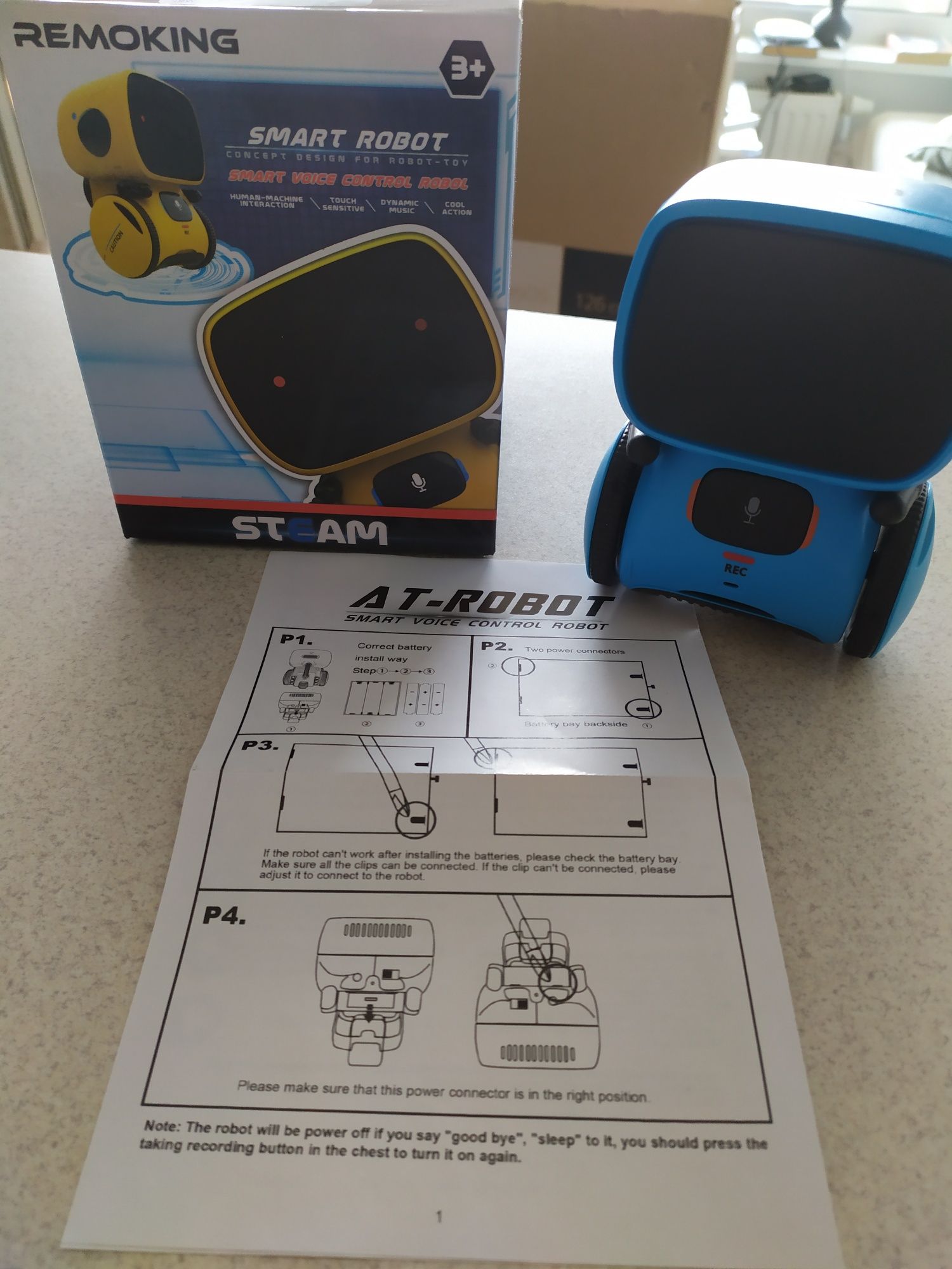 Robot Interaktywny Zabawka dla Dzieci Smart Robot Steam