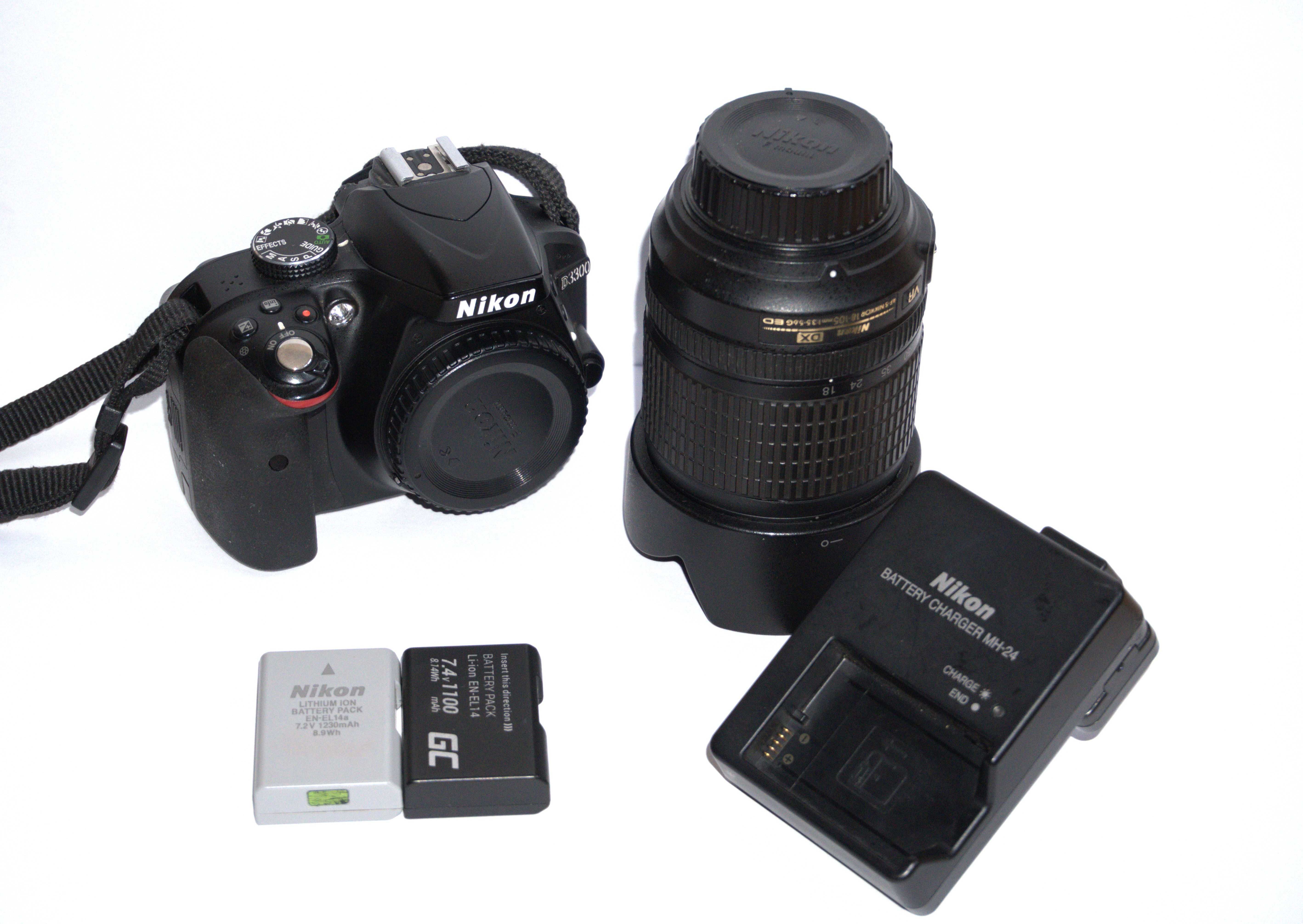 Sprzedam Nikon D3300 + AF-S NIKKOR 18-105