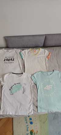 4 Koszulki dla dziewczynki 164 cm. Reserved, 4F.