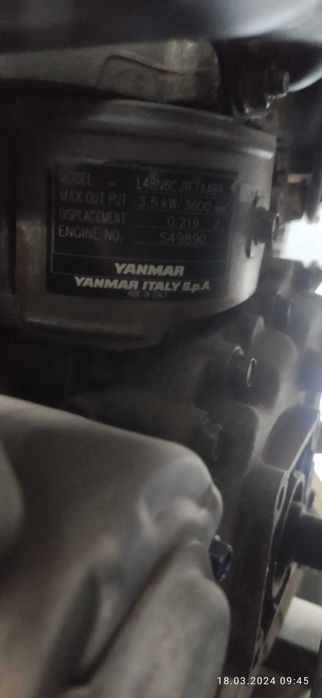 Pompa membranowa HILTA Silnik Yanmar 3,5kW DIESEL