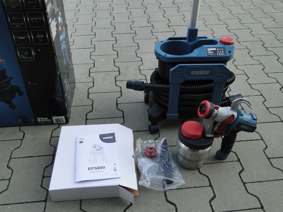 Pistolet malarski natryskowy malowanie Agregat malarski Erbauer EPS800