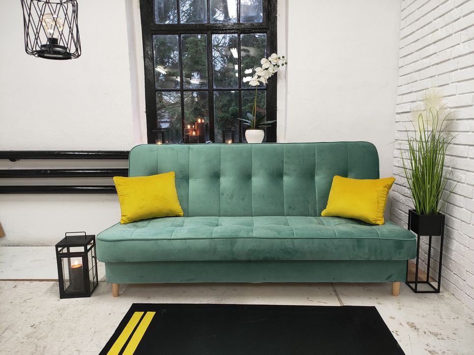 Kanapa sofa Izi welur producent