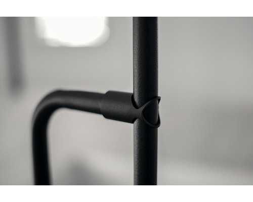 Schody spiralne Pertura Nox buk lite Ø 140 cm czarne 11 stopni