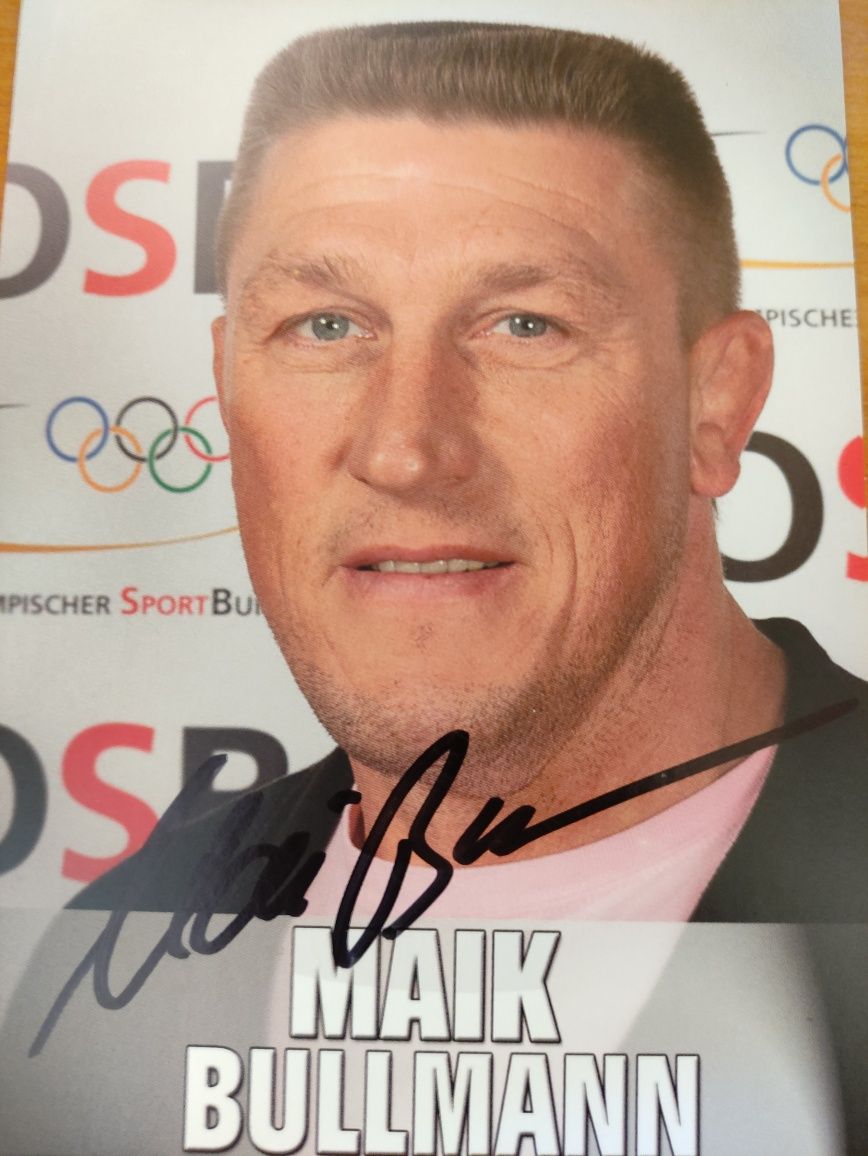 Autograf, podpis - Maik Bullmann Sport Kolekcja Autografy