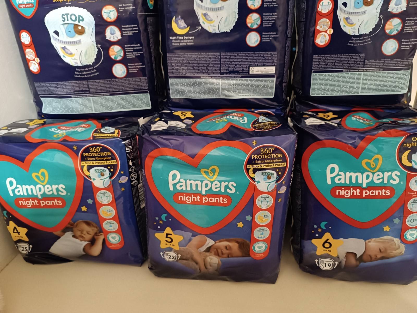 Нічні трусики Pampers night pants 4