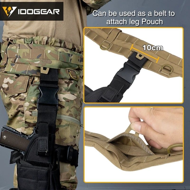Тактичний РПС ремінь мультикам Molle Idogear Original