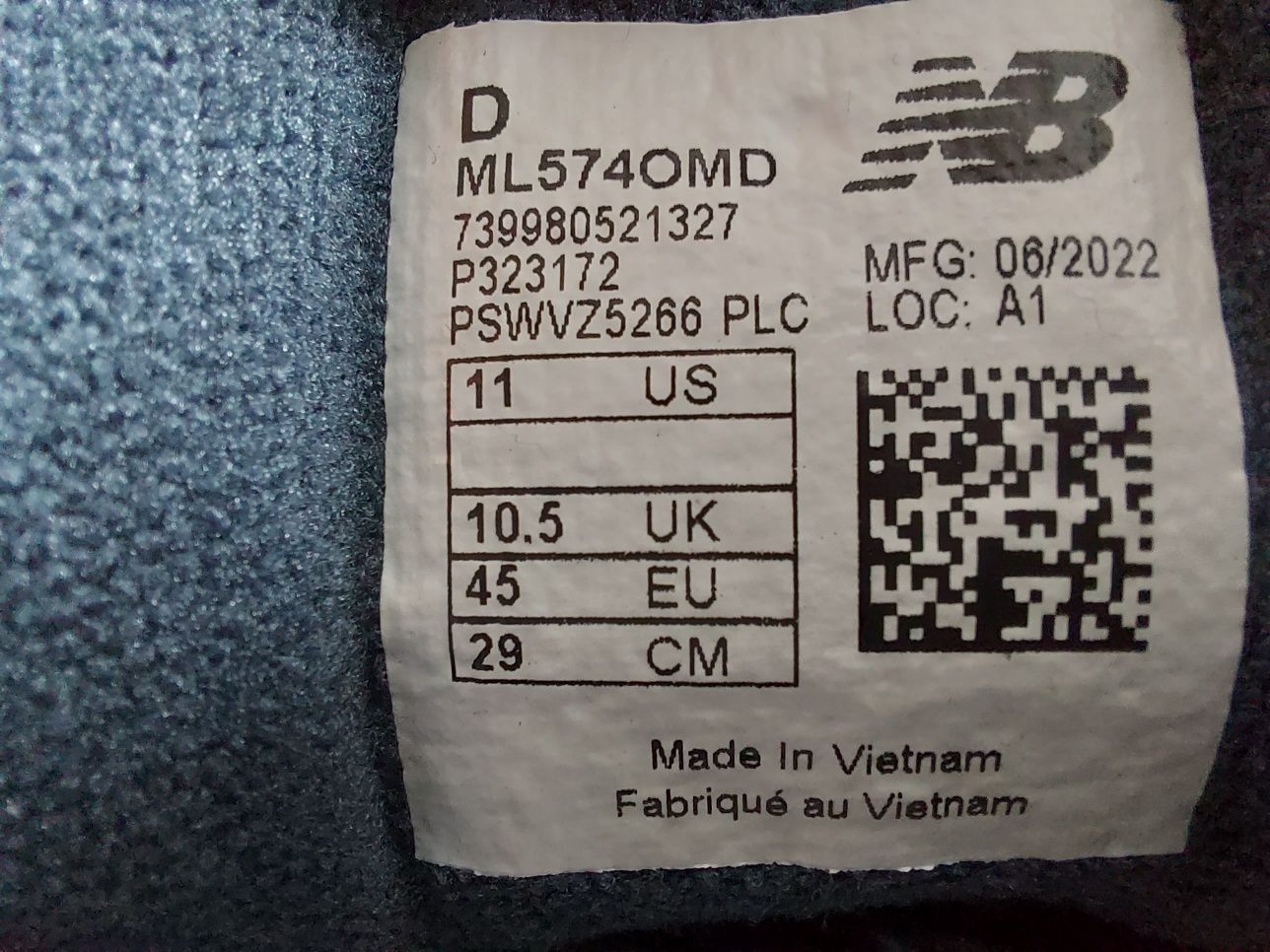 New Balance ML574OMD rozmiar 45