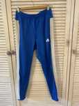 Niebieskie dresy adidas z lampasami XS