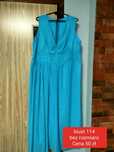 Suknia niebieska plus size