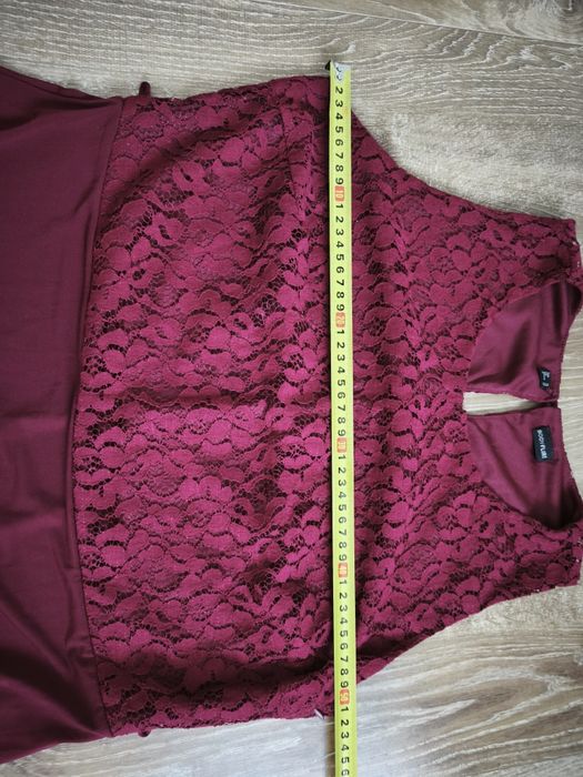 Piękna elegancka sukienka wesele impreza sesja koronka maxi