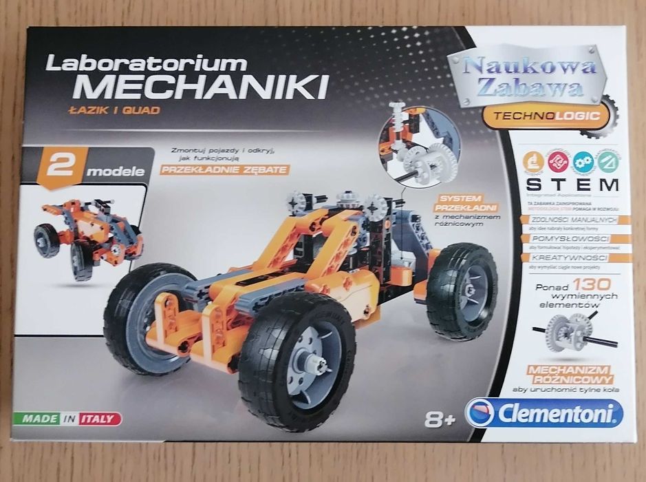 Sprzedam Clementoni Laboratorium mechaniki łazik i quad 60954