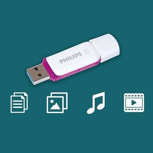 Philips Snow Edition pendrive pamięć przenośna USB 3 sztuki 64GB