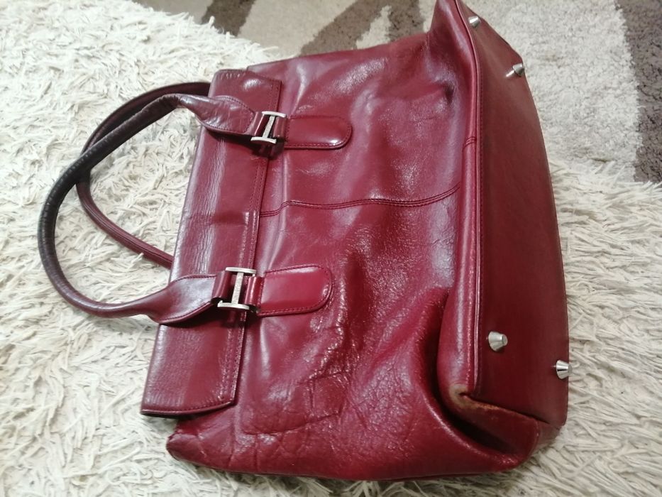 Жіноча кожана сумка
