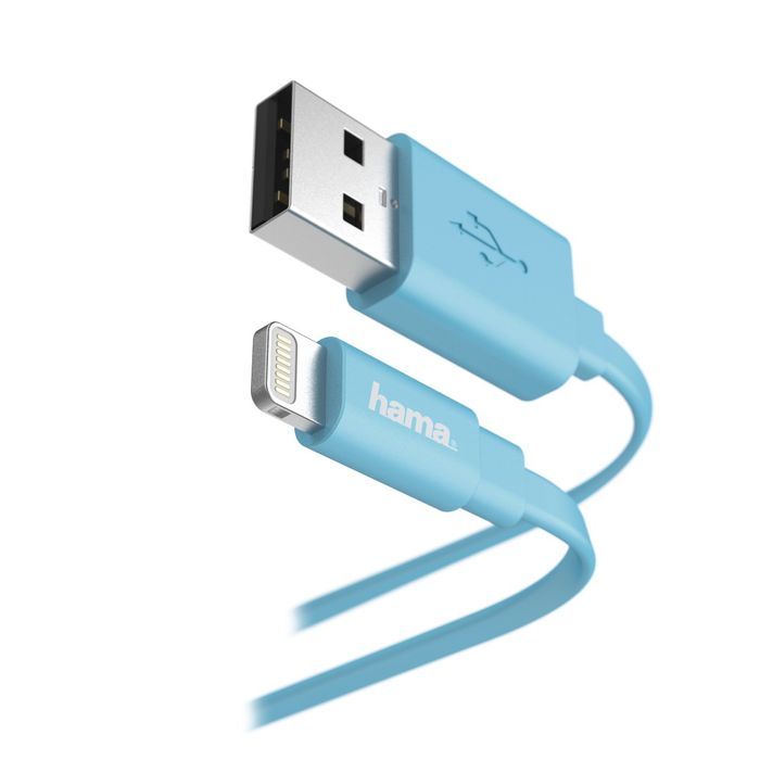 Hama - kabel ładujący, data lightning 1,2m, niebieski - OUTLET