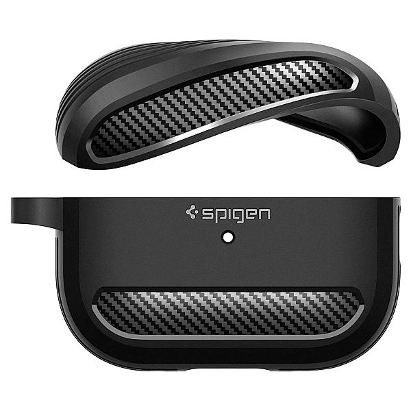 Spigen Rugged Armor Apple Airpods Pro 1 / 2 Matte Black