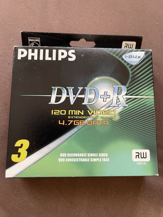 Płyty komoaktowe Philips DVD+R 16x 120 min 4,7 GB