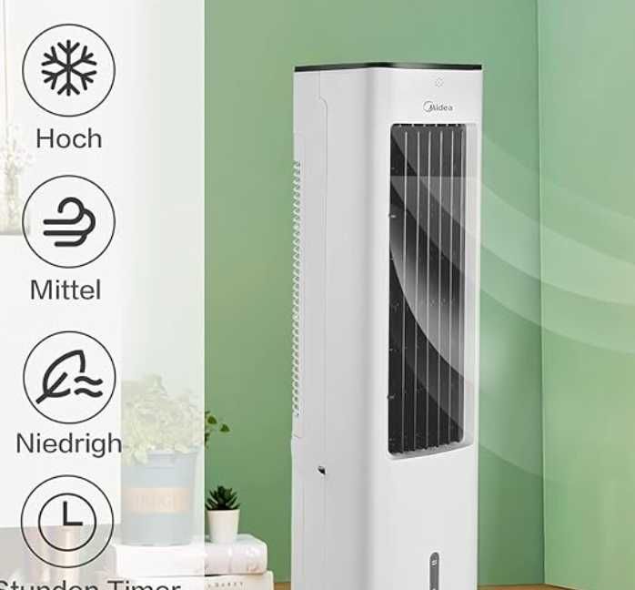 Climatizador de ar Midea - ventilador com refrigeração