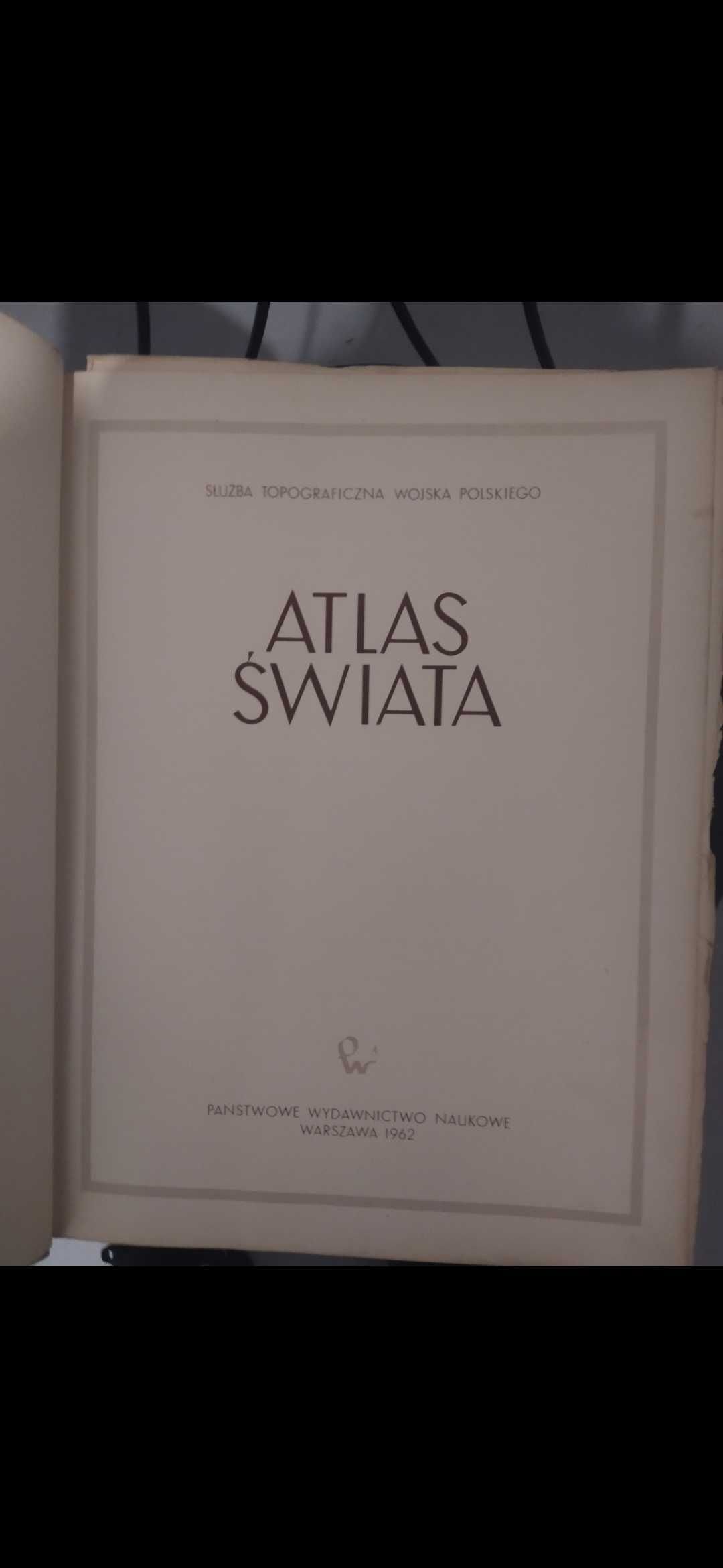 Atlas Świata Służba topograficzna Wojska Polskiego