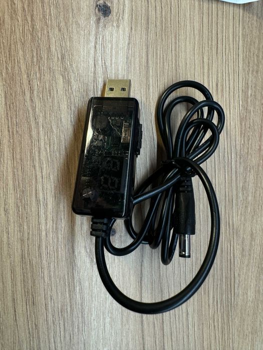 Кабель для роутера від павербанка USB - DC (5V-12/9V)